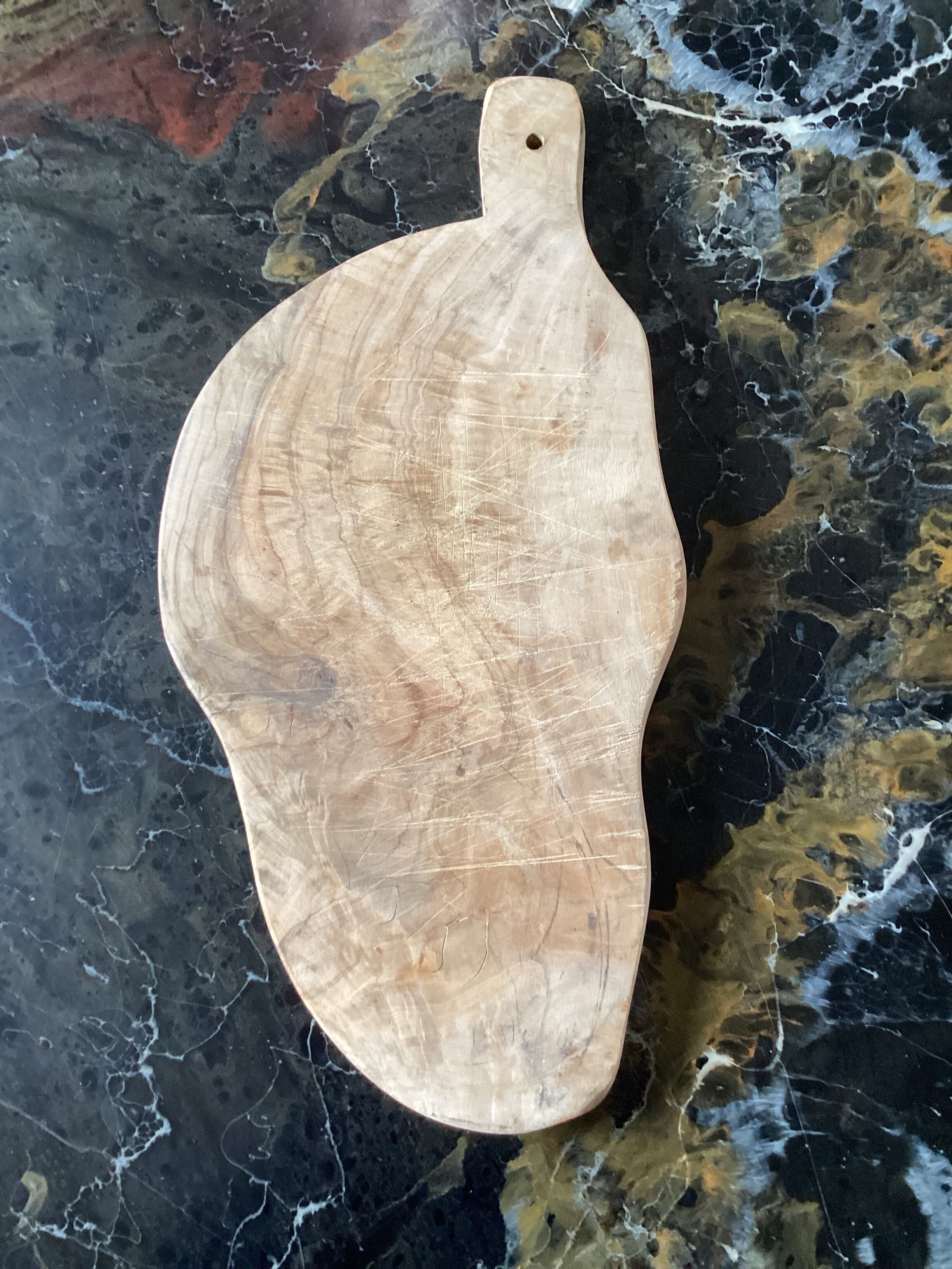 Vintage light wood cutting board