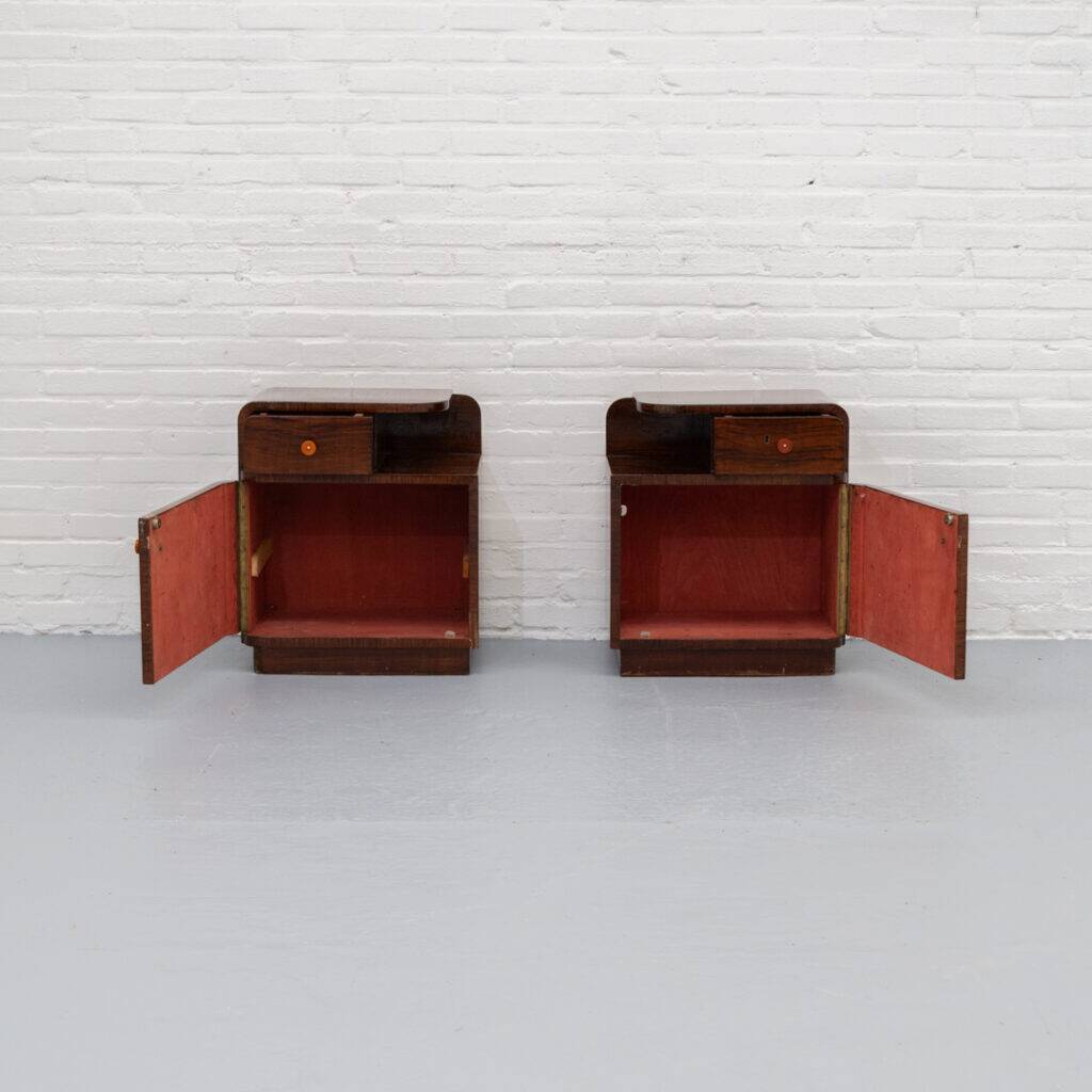 Art Deco bedside tables