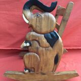 Elephant child rocking chair