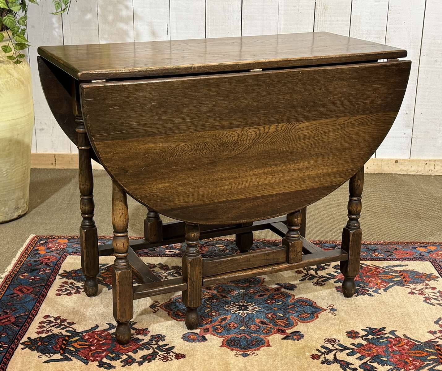 1950s oak gateleg table