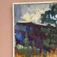 Original Swedish Oil on Canvas – "Tree in a Landscape", Unknown Artist – Vintage and Framed – 33 × 28 cm (12.9" × 11")