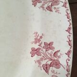 Oval dish Digoin Sarreguemines model "Margot"