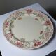 Plat de service ancien Longchamp Pâquerettes terre de fer polychrome XIXe