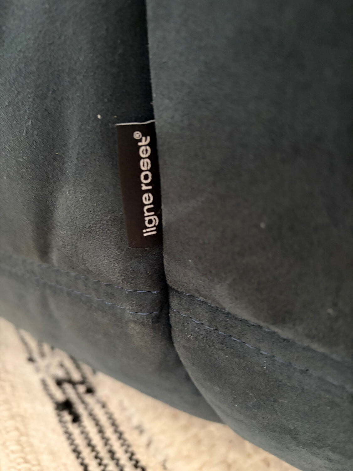 Navy blue Ligne Roset Togo sofa