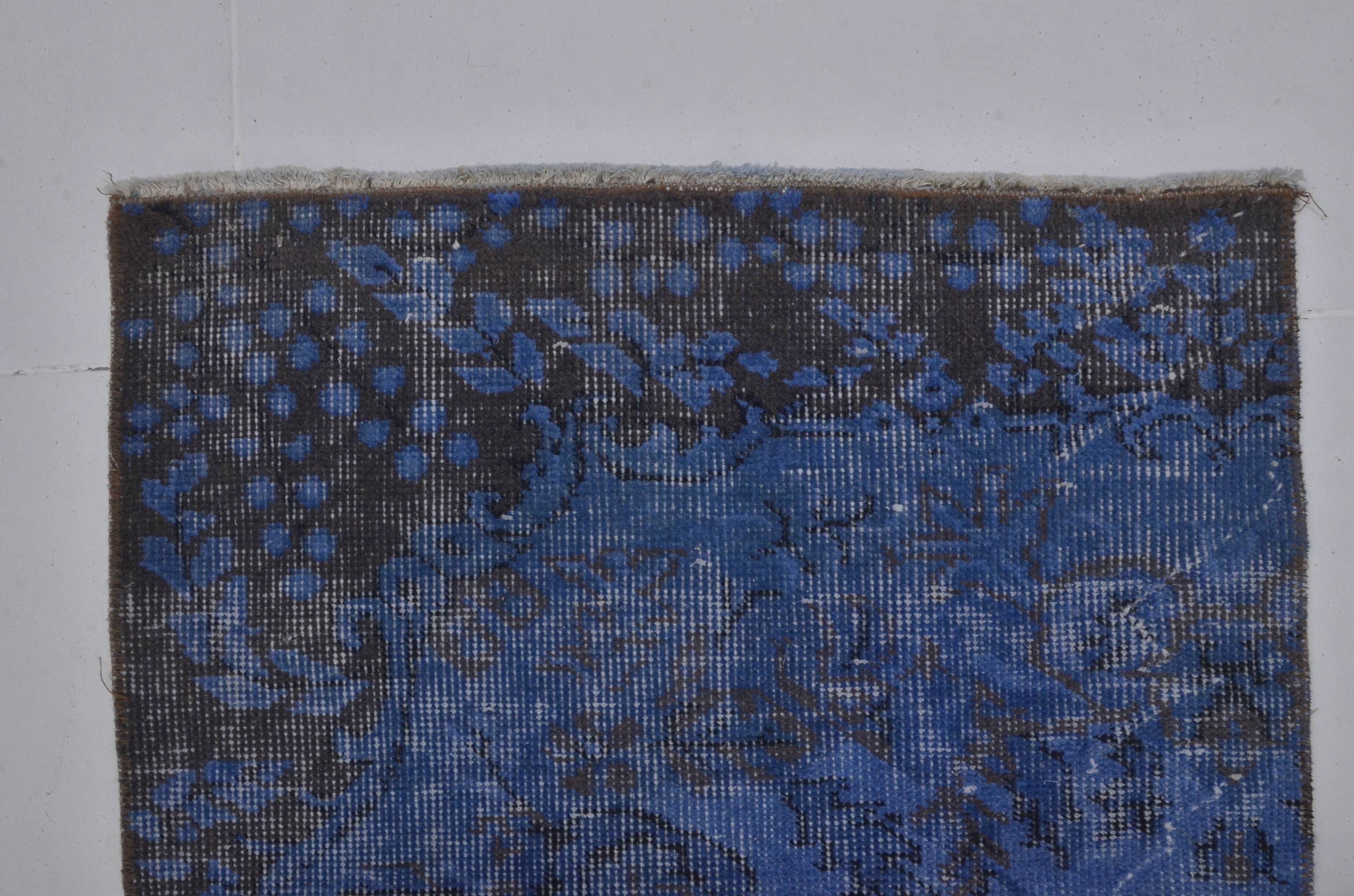 Blue Vintage Handknotted Rug sku 3929