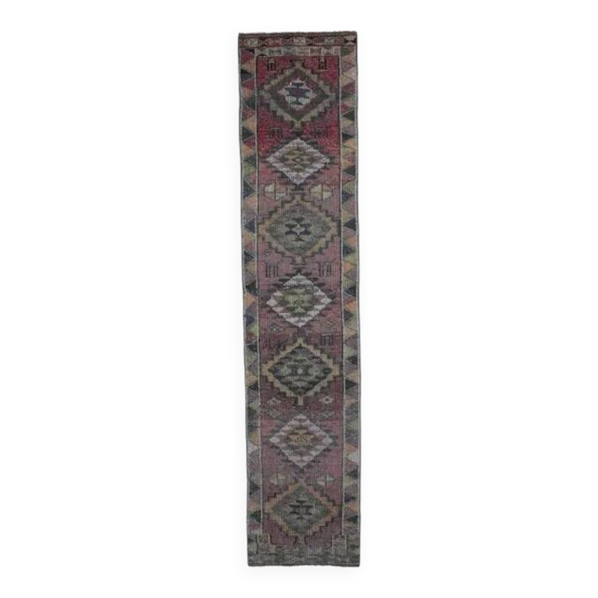 Turkish Handmade Wool Runner 73x337