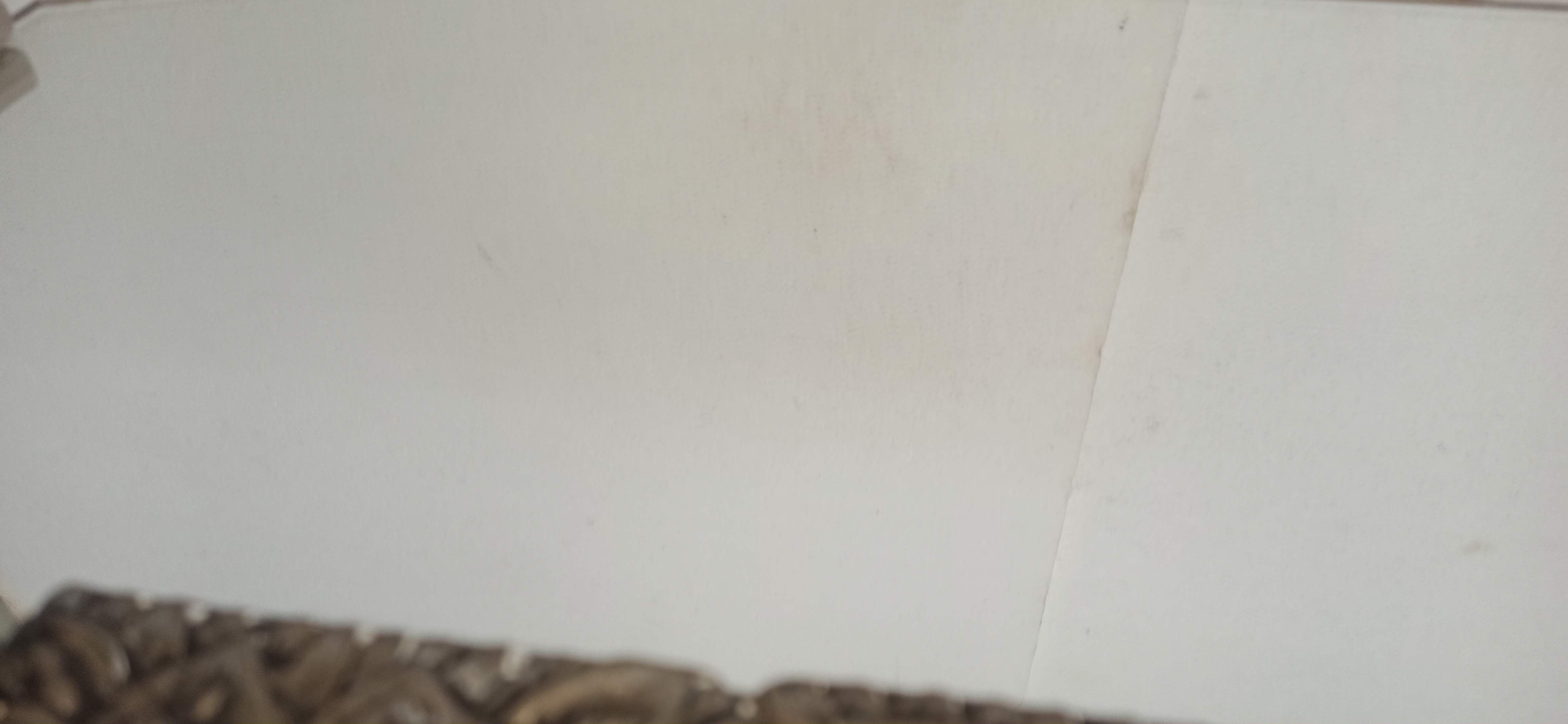 Mirror art deco grey silver pom pom rope