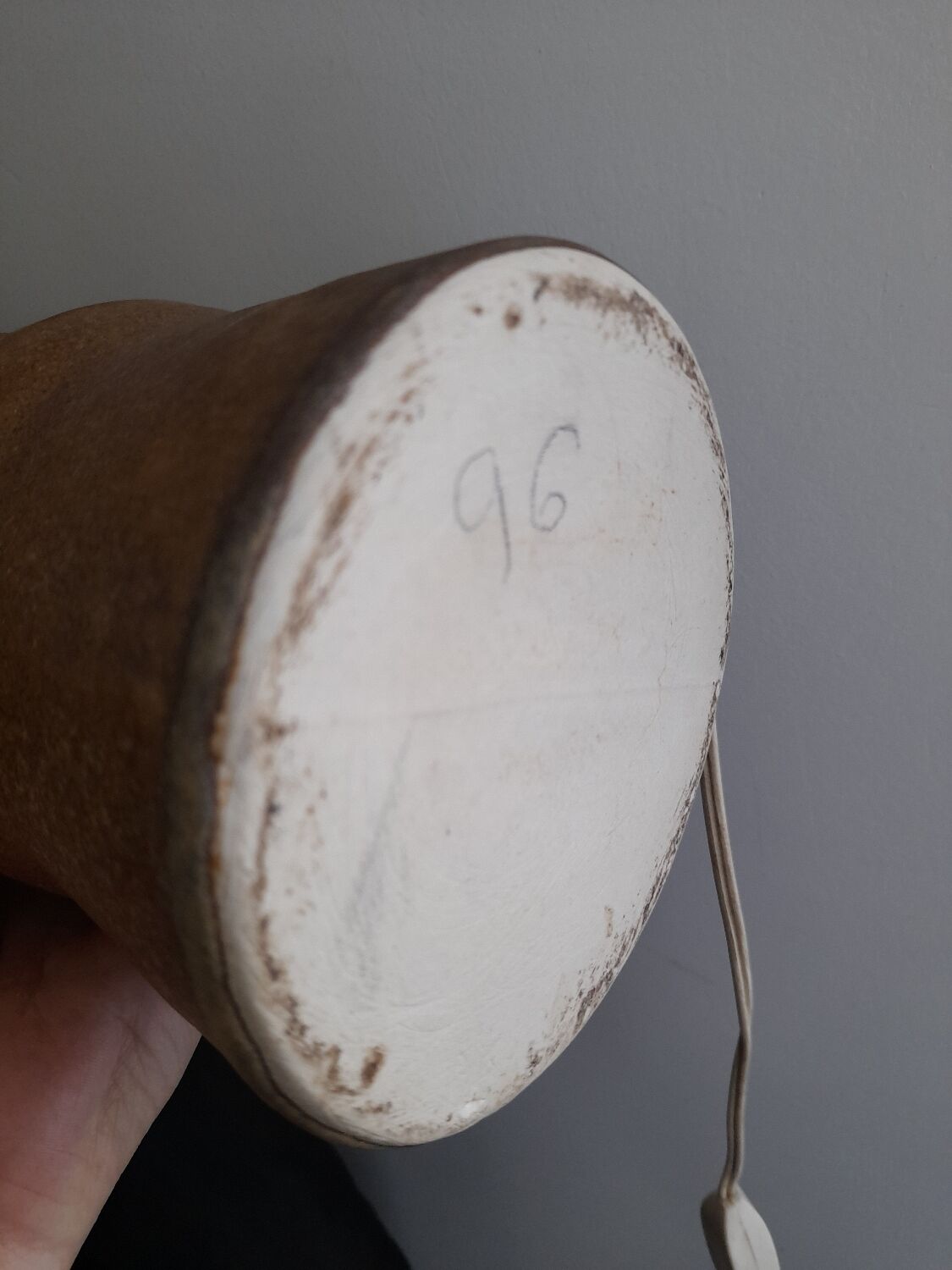 70s ceramic lamp base