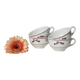 Set de 4 tasses, vintage, français