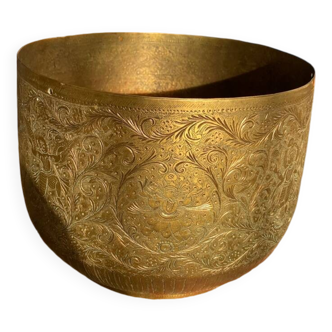 Old Indo-Persian brass vase