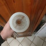 5 tulip-shaped lamps in Art Deco atomic style