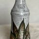 Edmond Guizol's glazed pyrite stoneware vase in Vallauris circa 1960