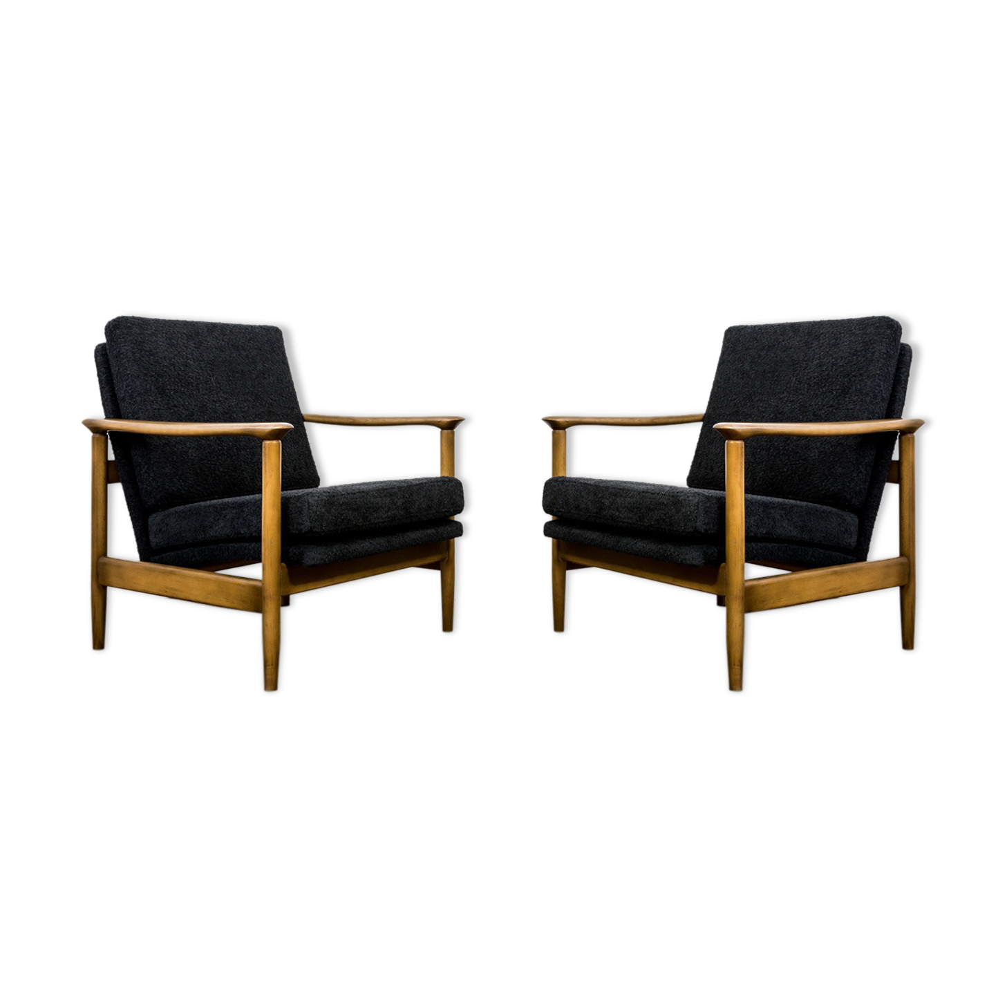 Pair of GFM 142 Armchairs by Edmund Homa, 1960s