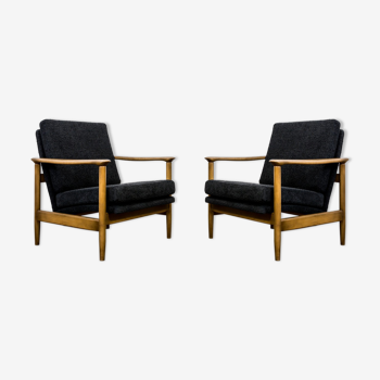 Pair of GFM 142 Armchairs by Edmund Homa, 1960s