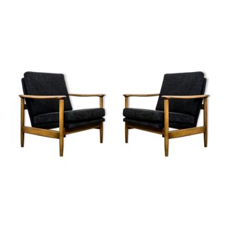 Pair of GFM 142 Armchairs by Edmund Homa, 1960s