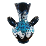 Vase bleu vallauris
