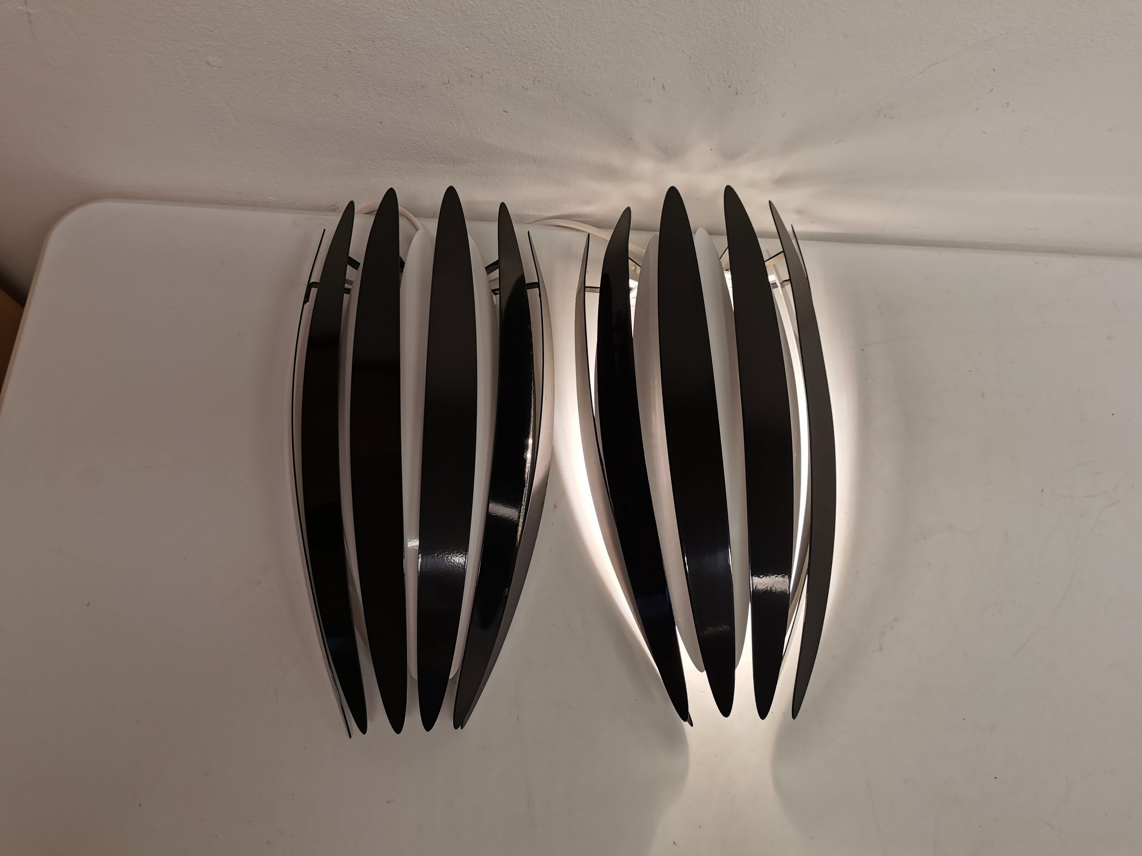 Wall lamps, model JAWS, type 4182 for Frandsen Lightning A/S. With solid metal "teeth"