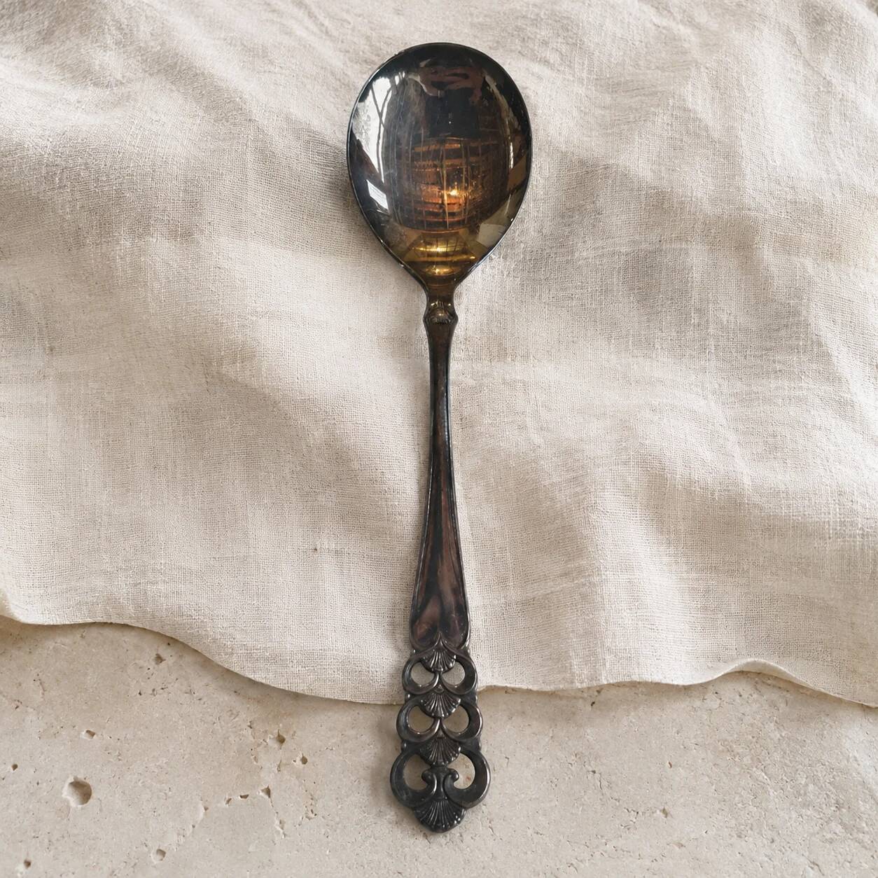 Cuillère en argent modèle Norrona de David Andersen