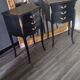 Pair of bedside louis XV style
