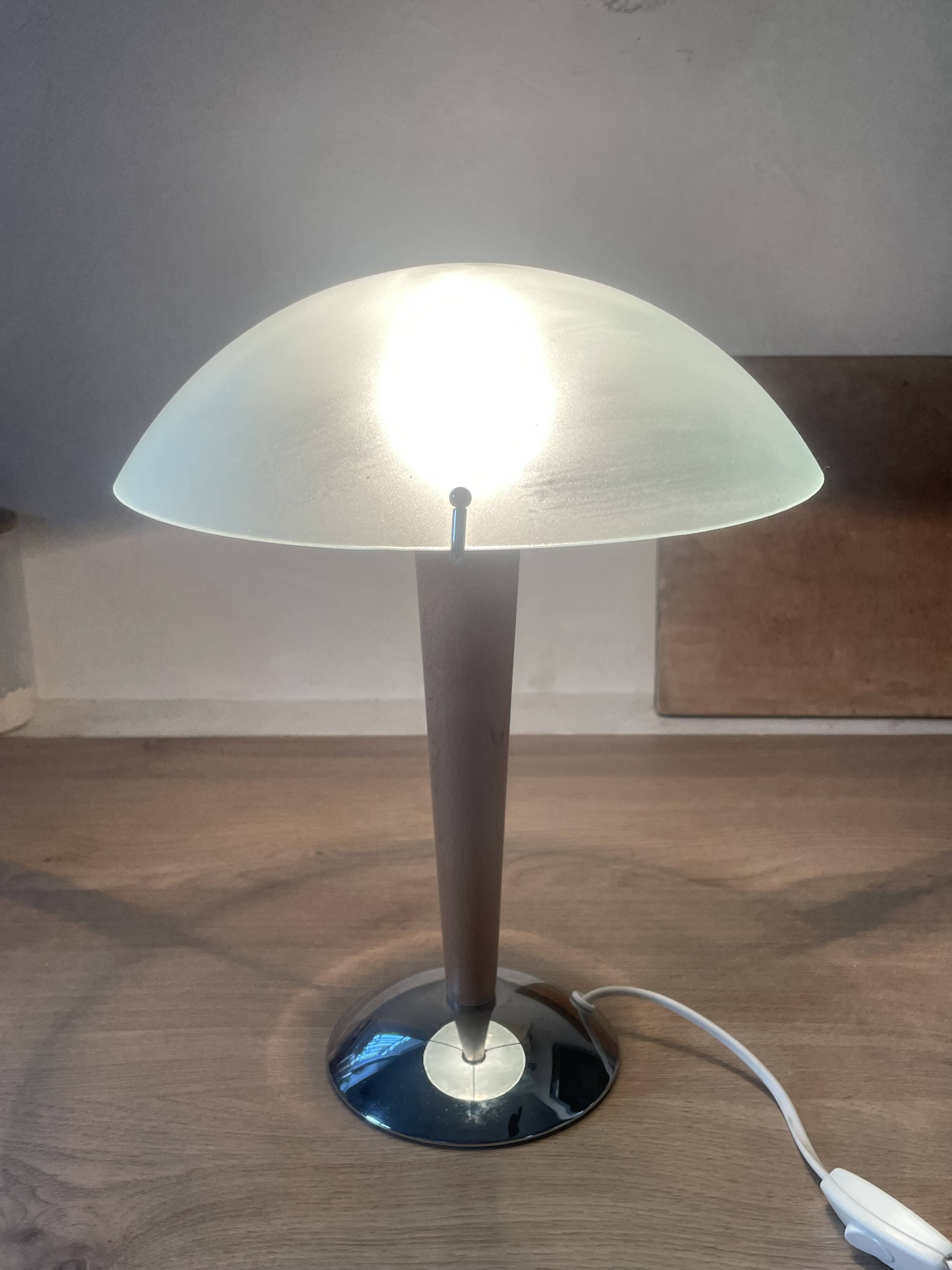 Mushroom lamp IKEA model Kvintol B9503, circa 1980