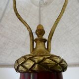 Chinese oxblood porcelain lamp, empire style