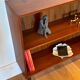Bibliothèque scandinave basse vintage en teck « Ellen »
