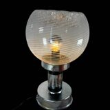 Mushroom lamp chrome murano snaidero italy spage-age 1970