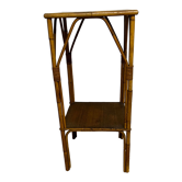 Rattan and bamboo selette