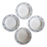 Set of 4 Badonviller soup plates