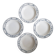 Lot de 4 assiettes creuses badonviller