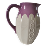 Pichet Villeroy & Boch Mettlach Ehrang, cream and plum