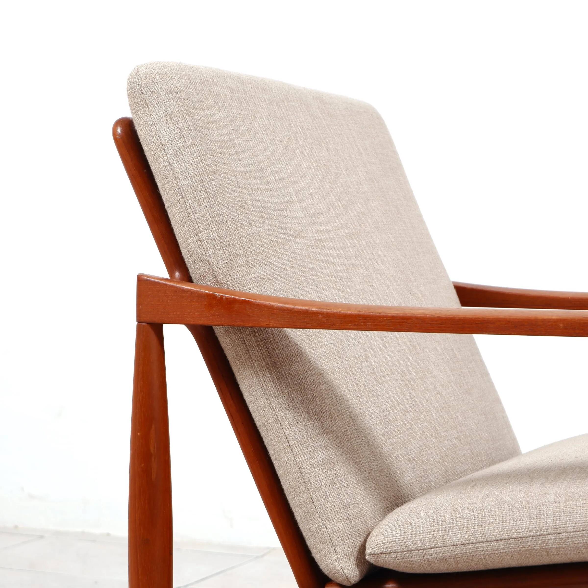 2 chaises longues en teck par Skive Mobelfabrik