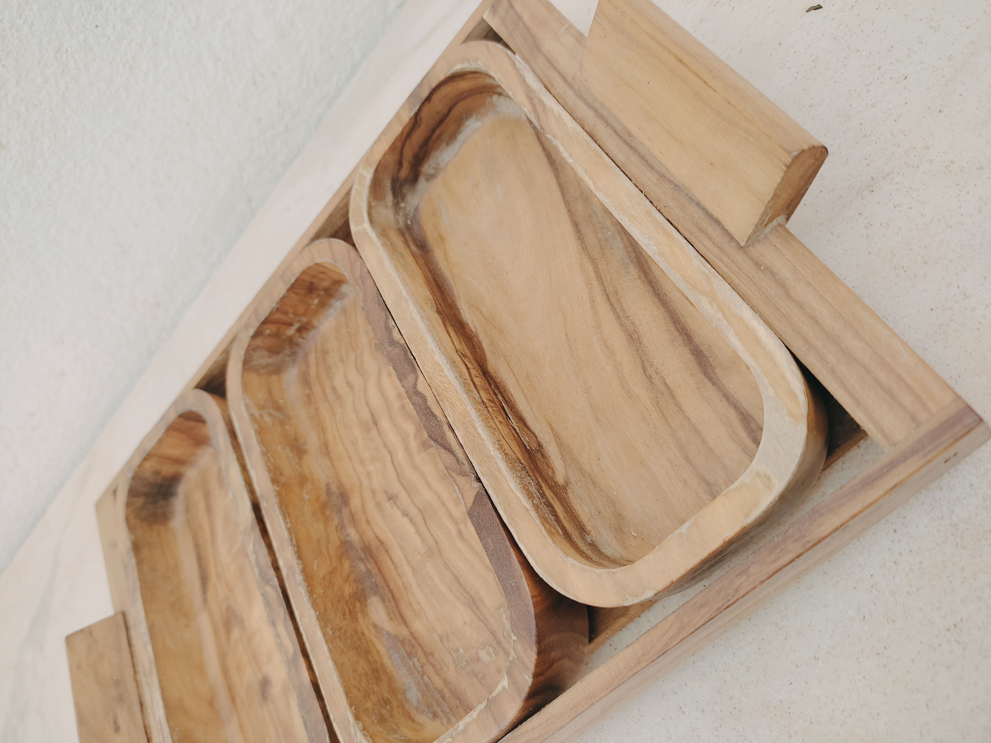 Aperitif set in Olivier