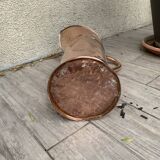 Broc ancien en cuivre rose