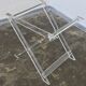 Table d’appoint en plexiglas vintage