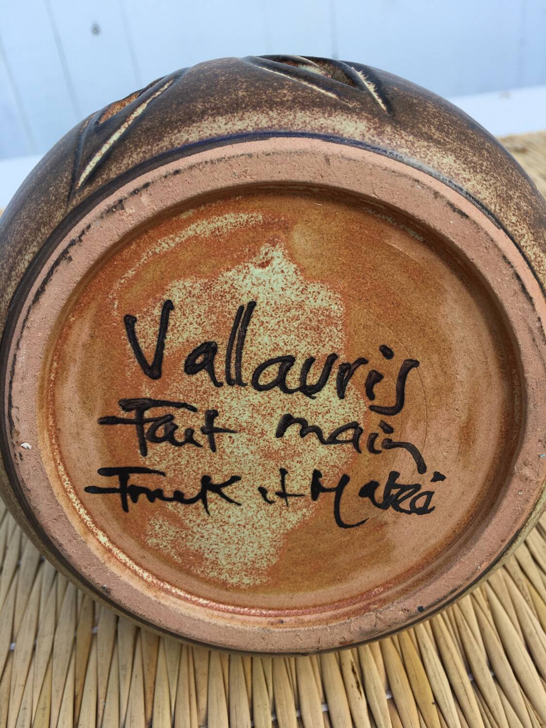 Vallauris tealight holder from the 70s