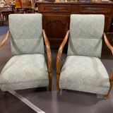 2 Fauteuils art déco
