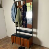 Wall-mounted coat rack
