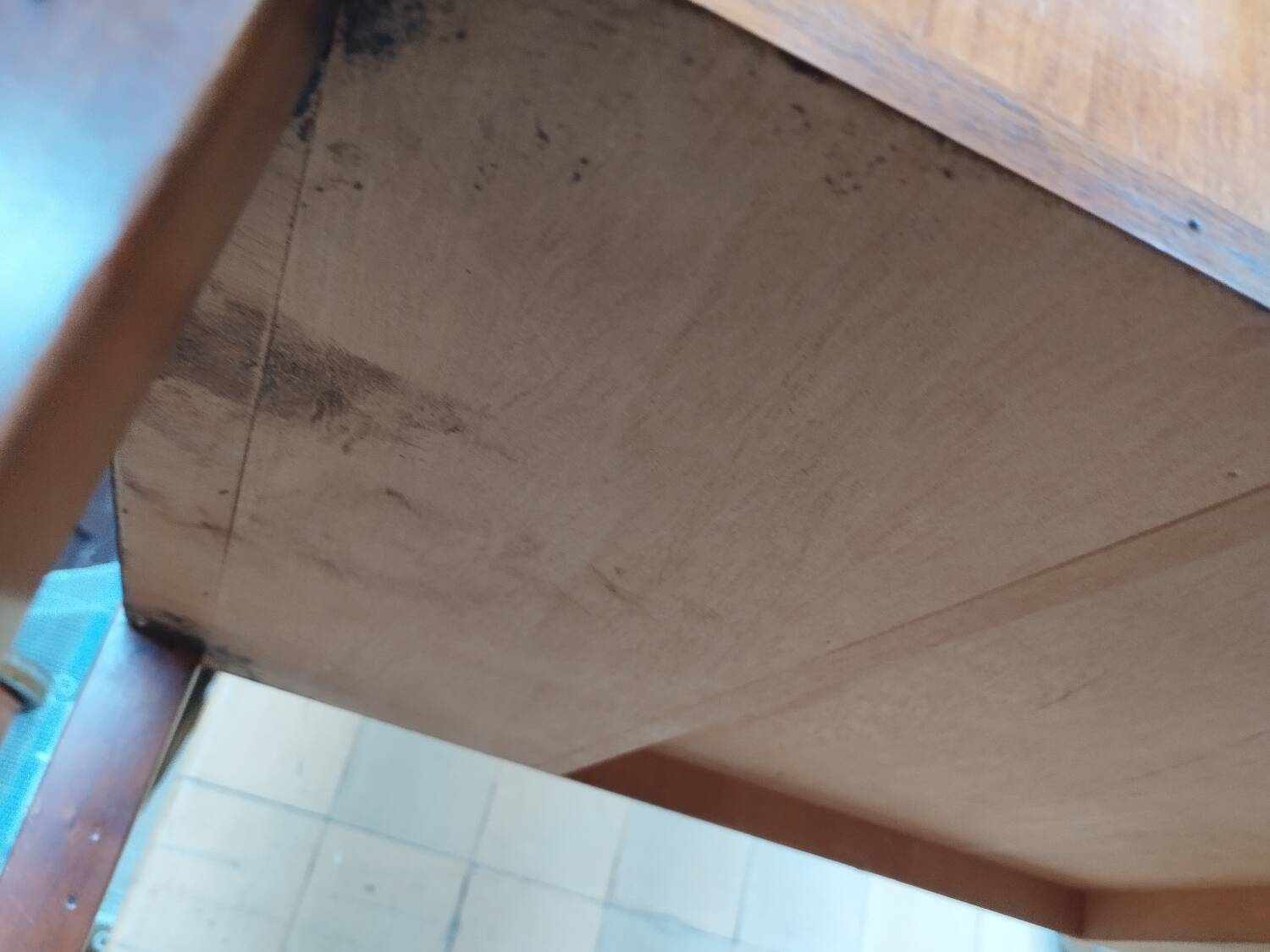 Antique cylindrical desk, Louis XVI style