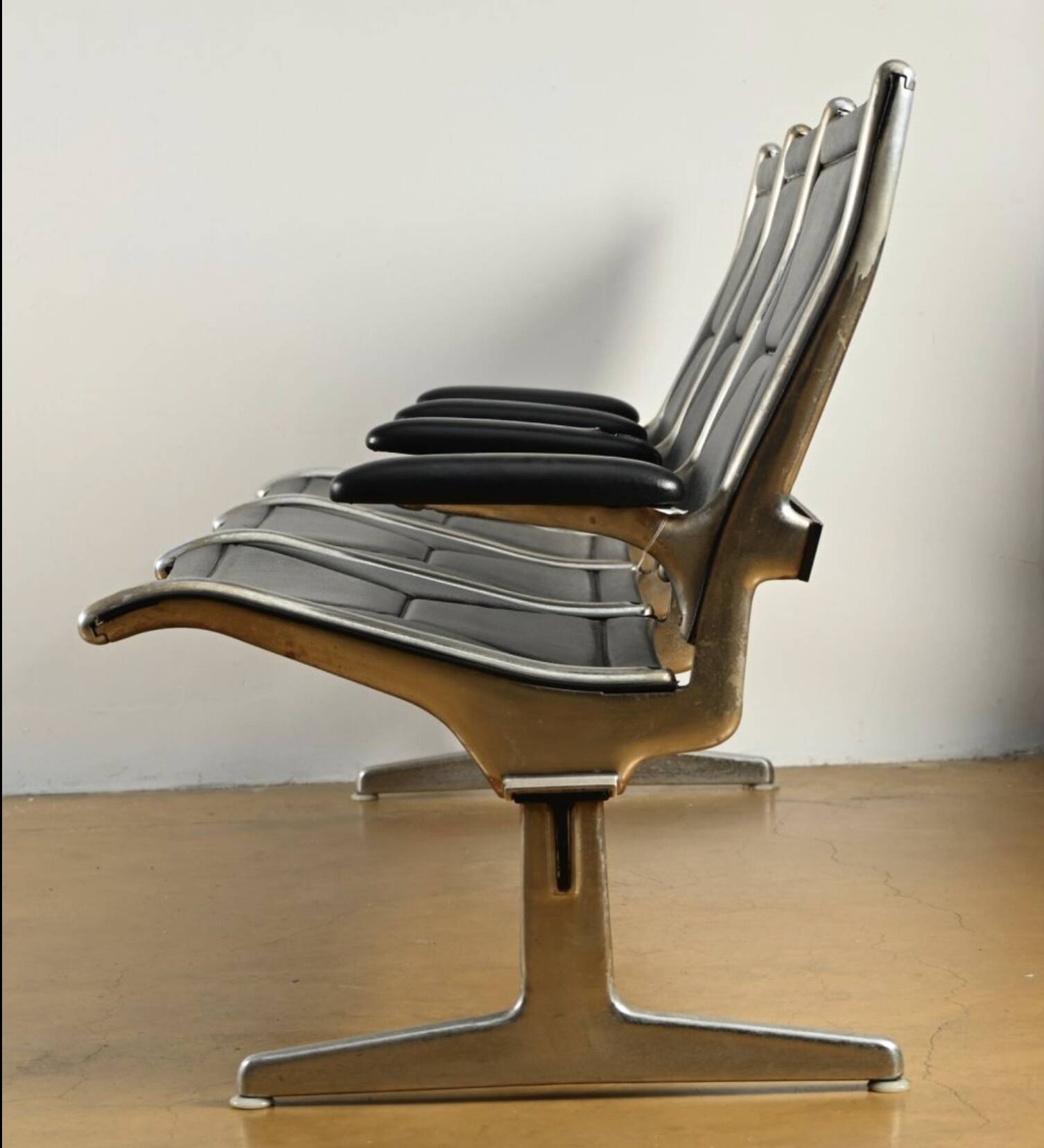 Eames Tandem Sling Seating Bench (3 seats) Herman Miller