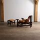 Jangada lounge chair with ottoman in cognac leather by Jean Gillon, Brazil, 1960s