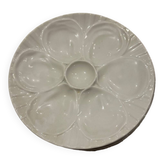 Set of 5 oyster plates