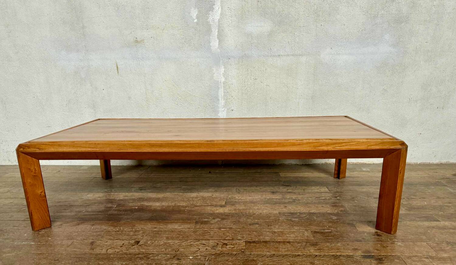 Vintage light wood coffee table from the 1960s