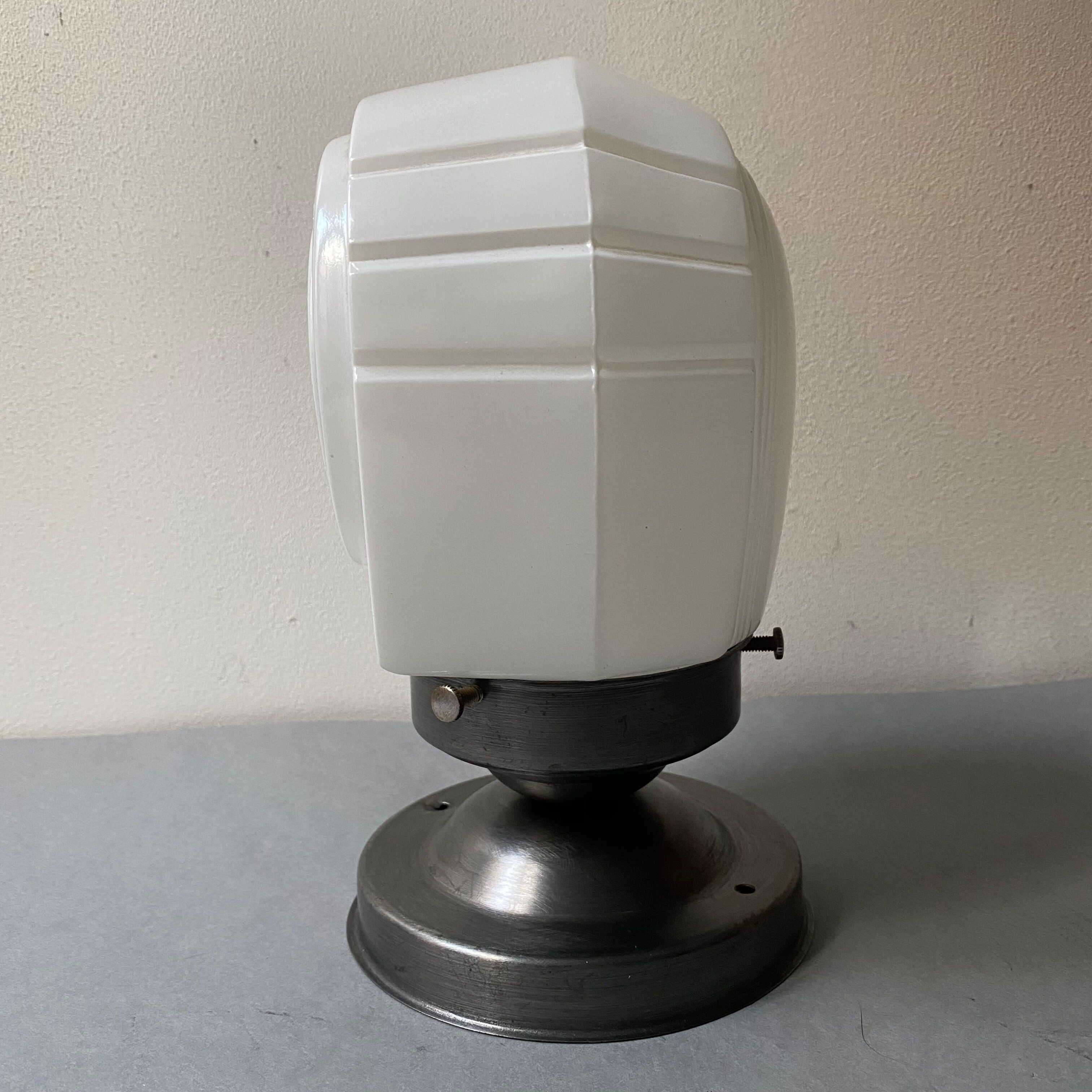 Glass sconce