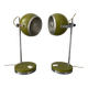 Paire de lampes EyeBall des années 70