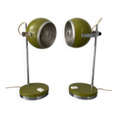 Pair of EyeBall lamps from the 1970s.