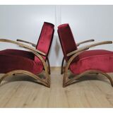 Fauteuils art déco par Jindrich Halabala