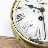 Antique brass navy ship clock