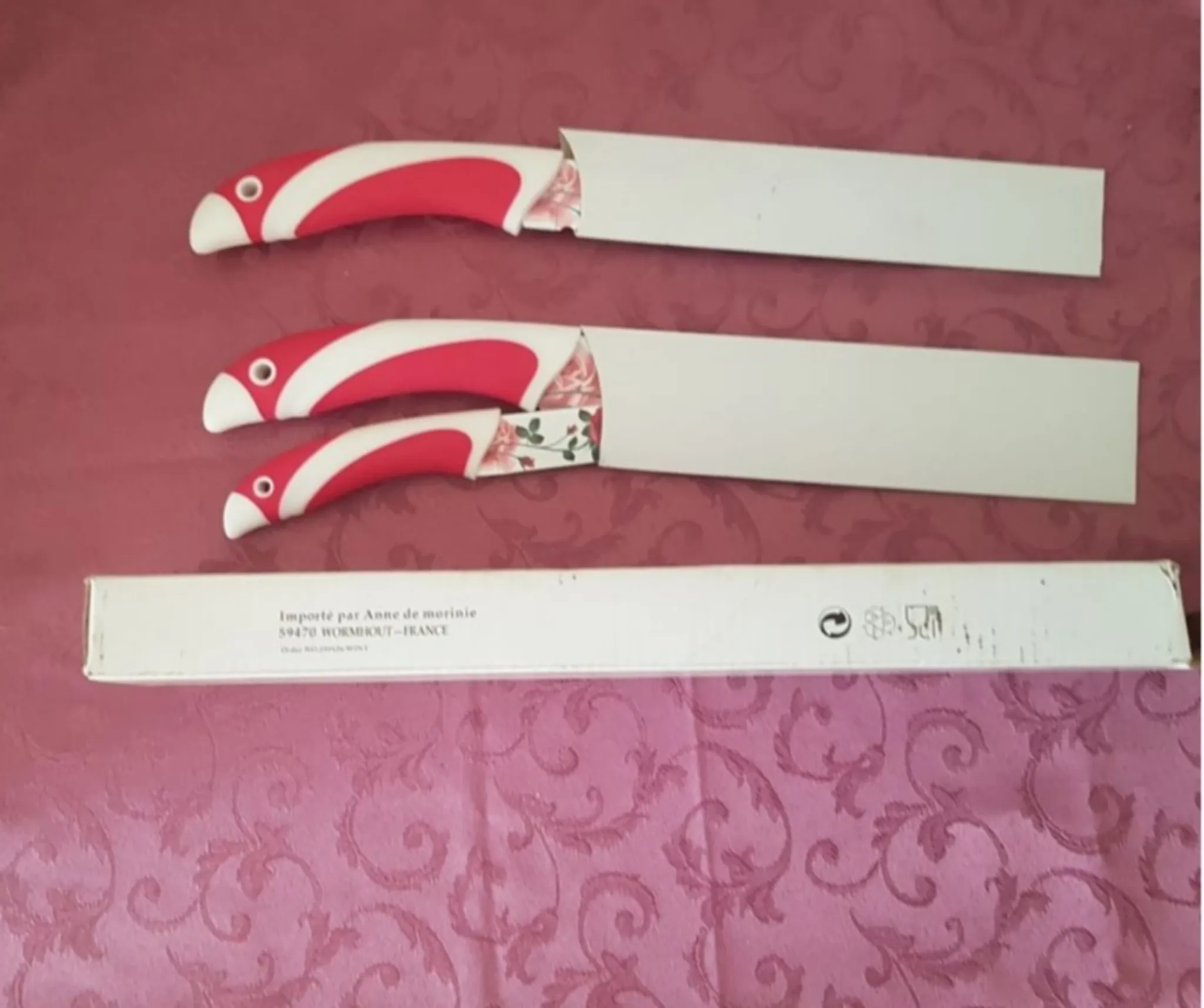 Lot de 3 couteaux en céramique