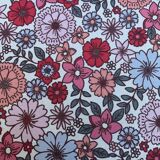 Vintage powder pink compass leg chest of drawers from the 1950s